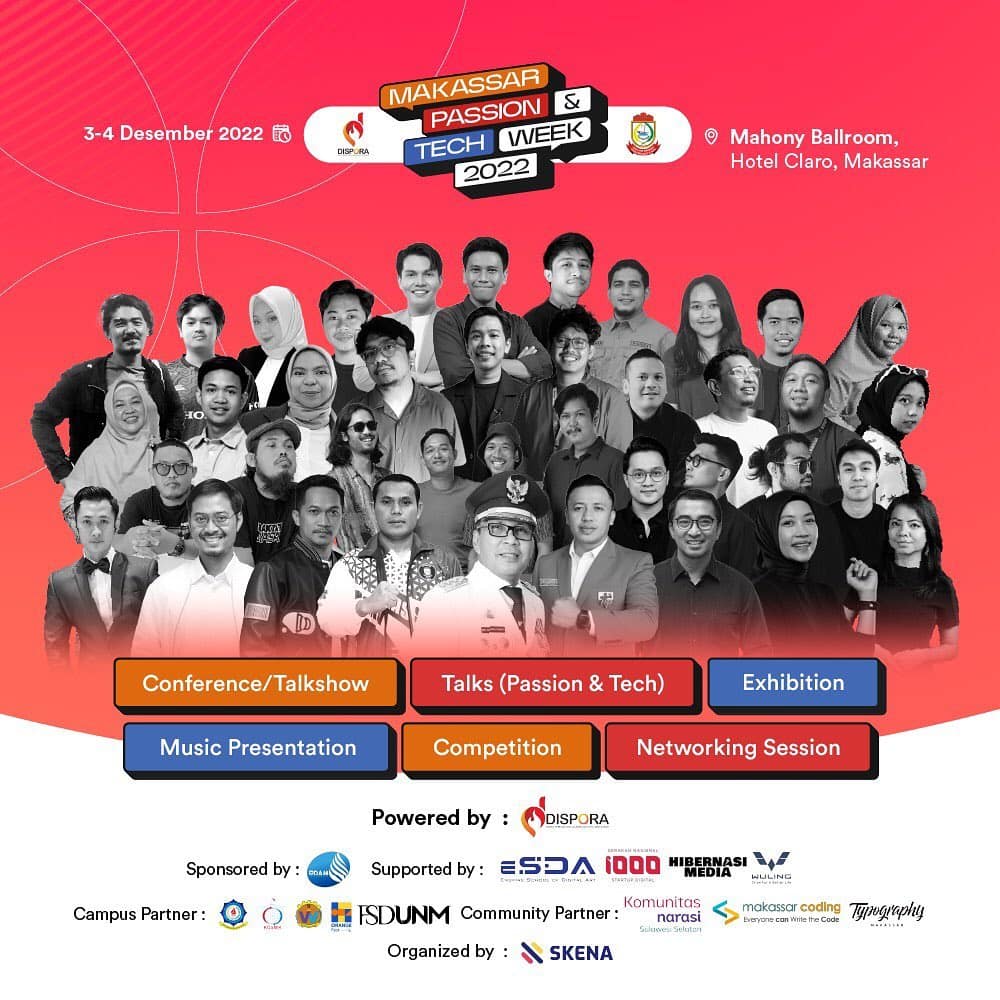 Makassar Passion & Tech Week 2022 Poster
