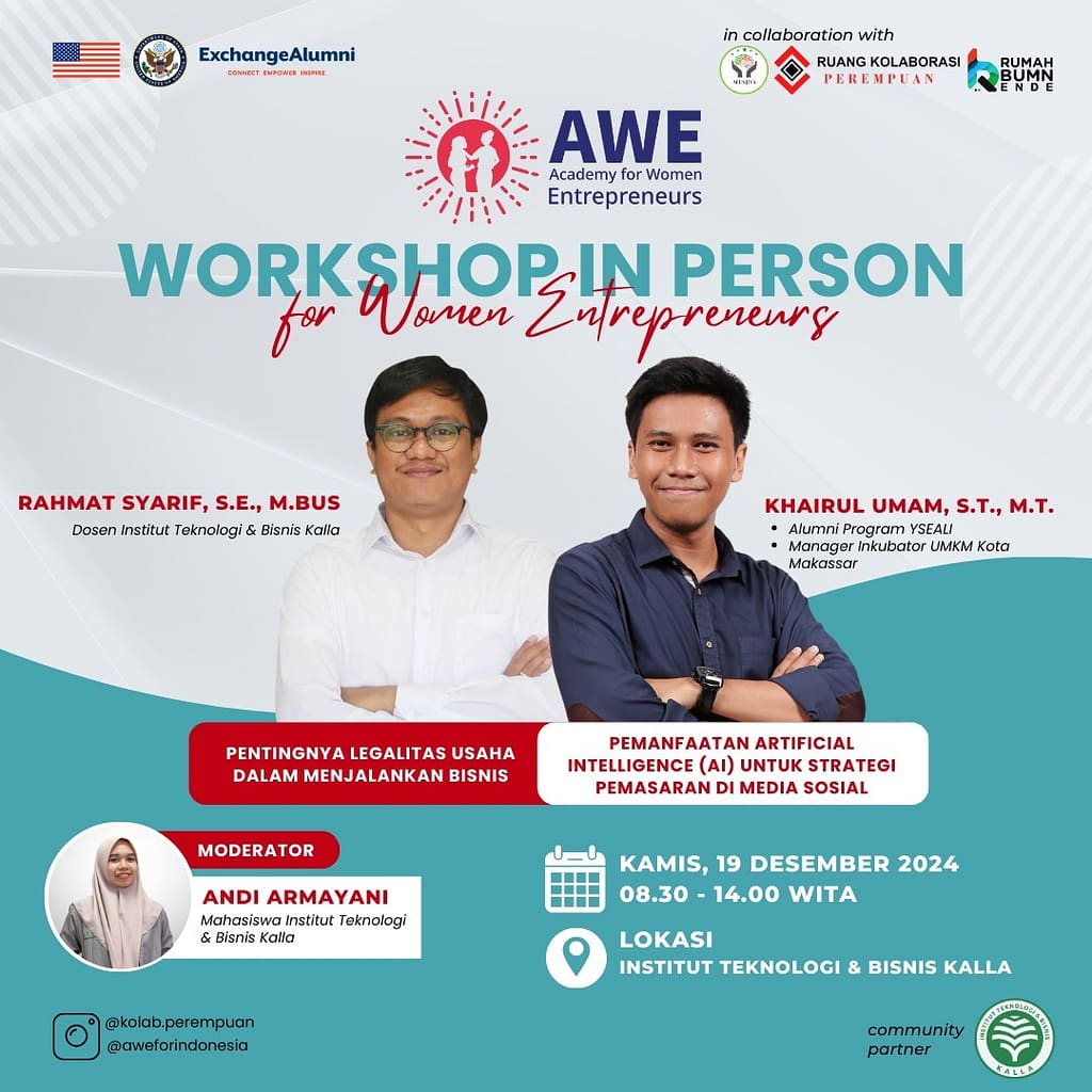 Poster Academy for Women Entrepreneurs