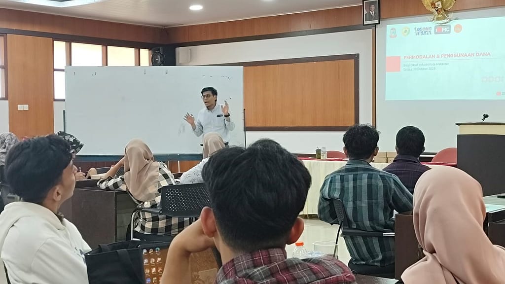 Foto Khairul di Bootcamp IV Inkubator Bisnis BDI Tahun 2025