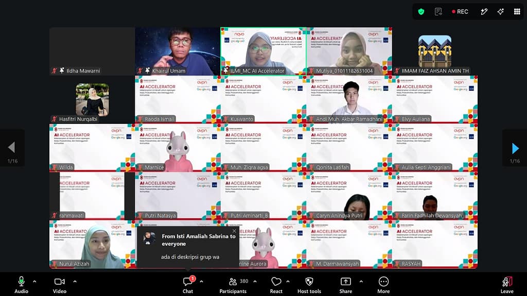 Khairul Umam menjadi Narasumber Kegiatan AI Accelerator dengan Peserta 500 Orang