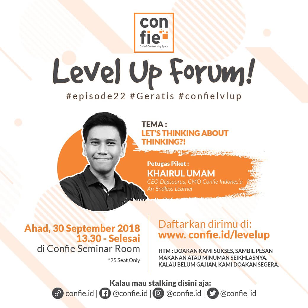 Foto Level Up Forum dengan Pembicara Khairul Umam