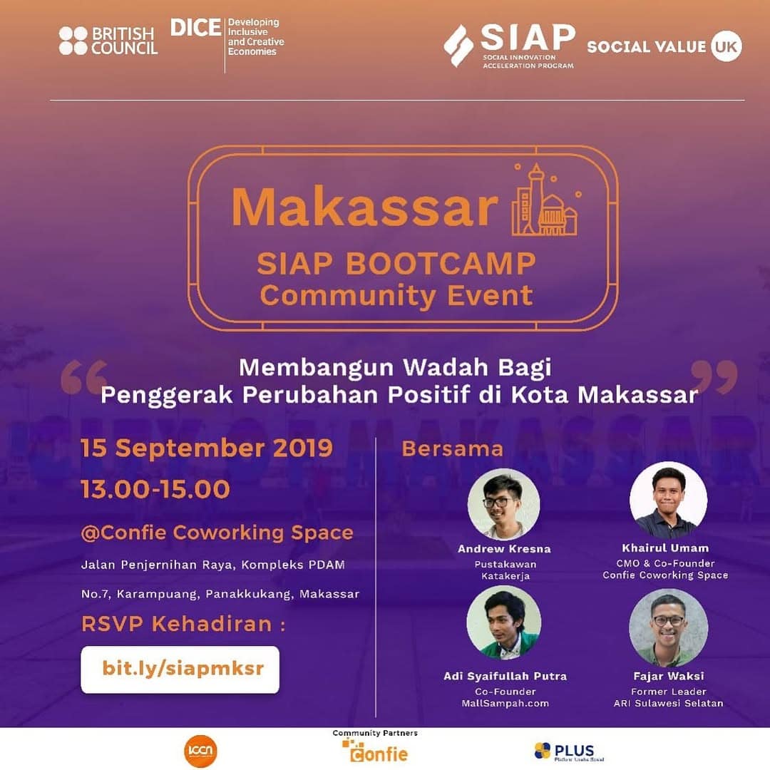 Poster Kegiatan SIAP Bootcamp Community Event
