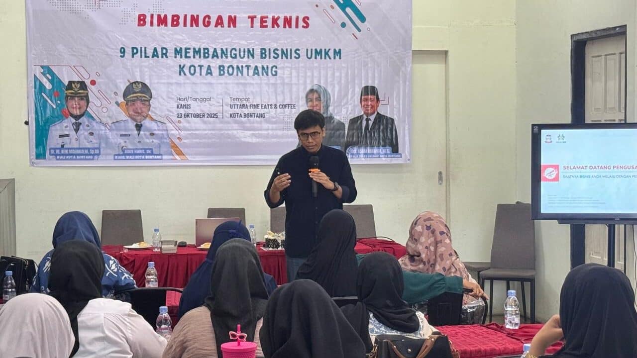 Khairul Umam Berbagi Strategi Bisnis dan Digitalisasi UMKM di Kota Bontang