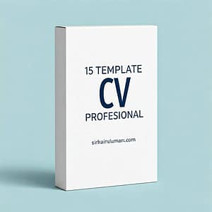 Contoh Template Resume/CV Profesional