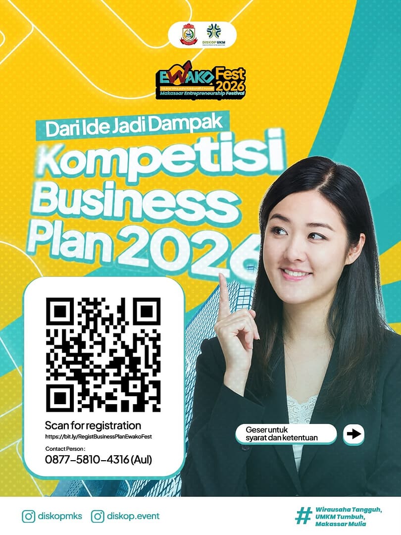 Poster Business Plan Competition Ewako Fest 2026