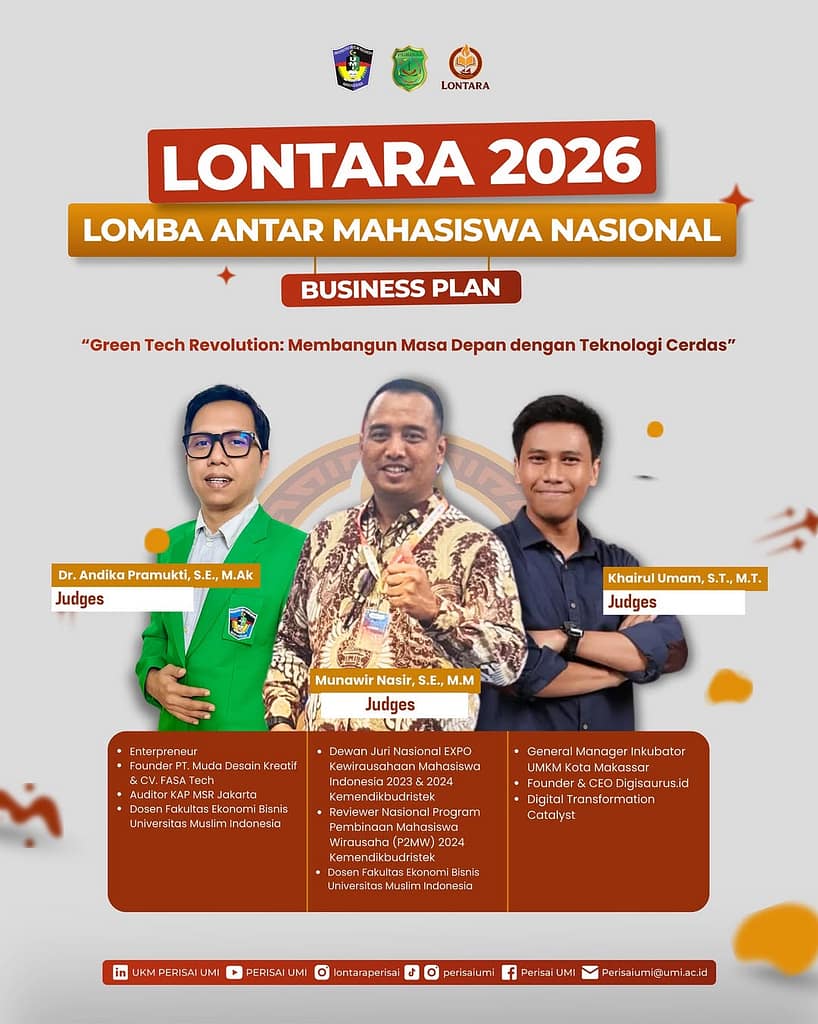 LONTARA 2026 – Business Plan Competition Perisai UMI 2026