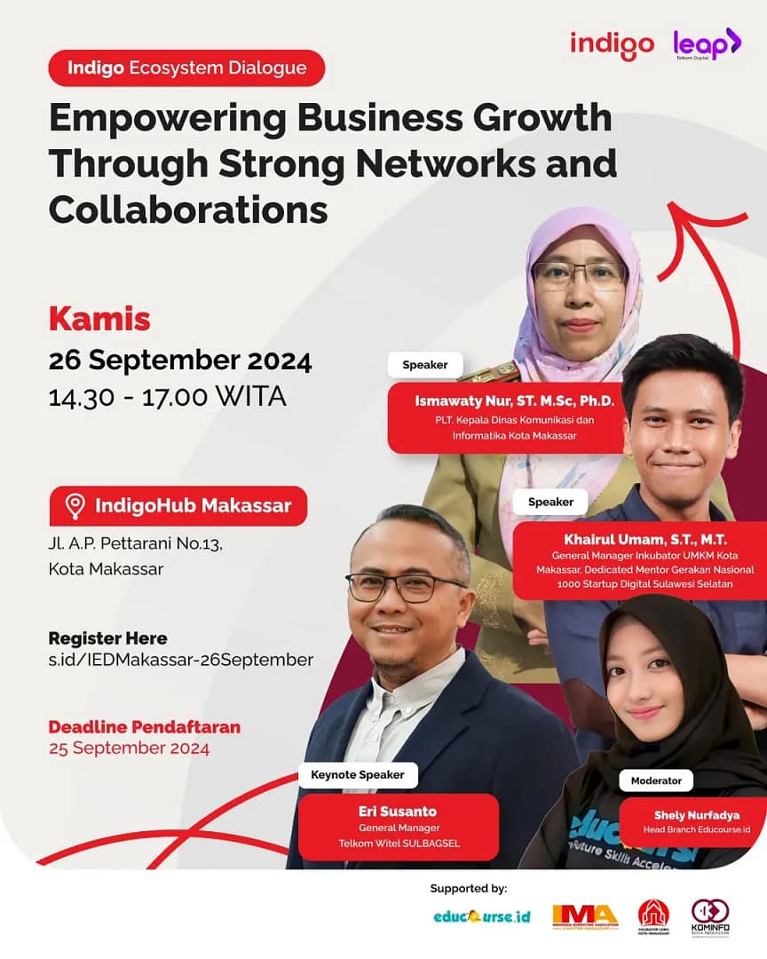 Indigo Ecosystem Dialogue Makassar 2024 Poster
