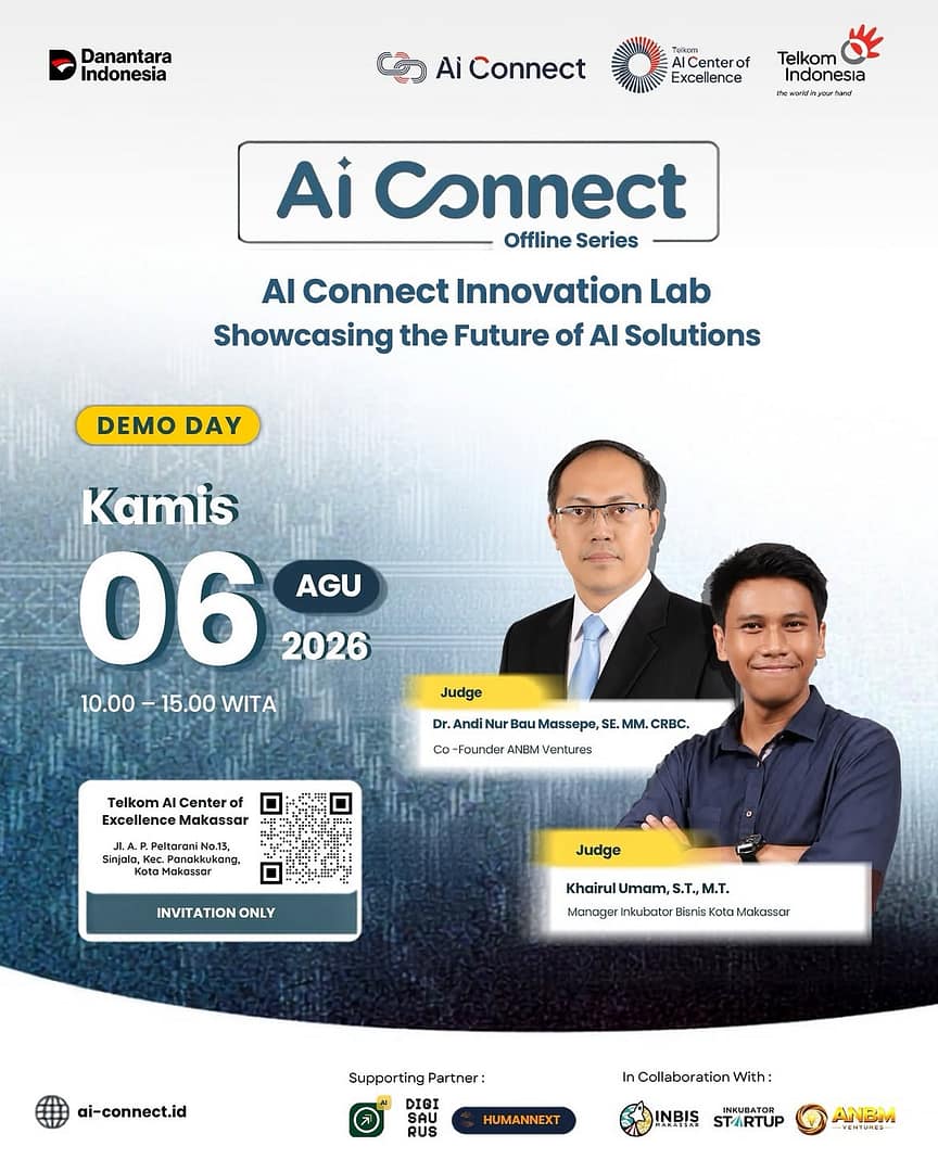 Poster AI Connect Innovation Lab Showcasing the Future of AI Solutions (Demo Day) Khairul Umam