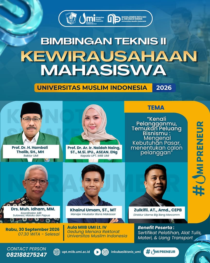 Poster Bimtek MIIB UMI